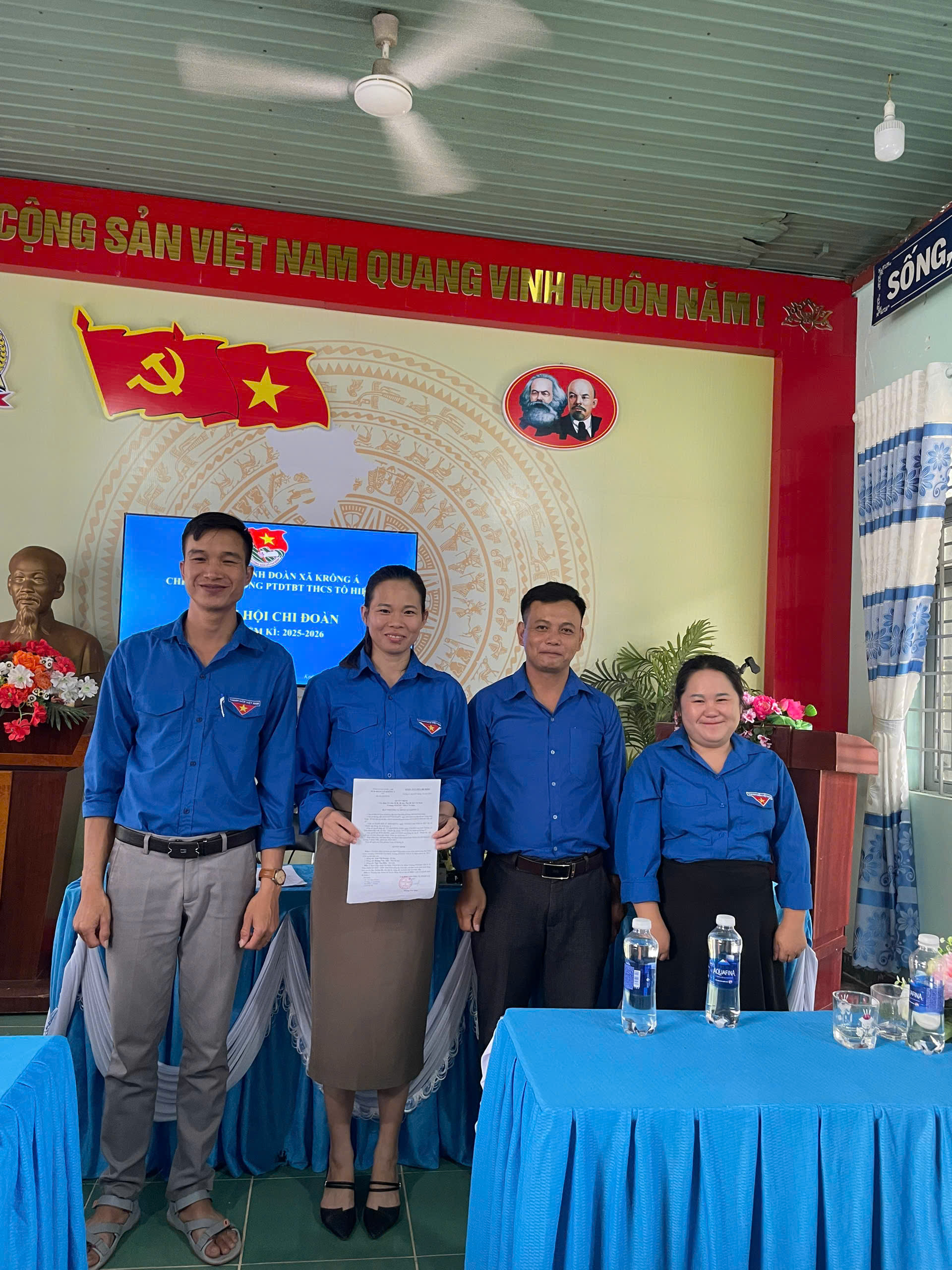 Đại hội chi đoàn trường PTDTBT THCS Tô Hiệu, nhiệm kì 2025-2026